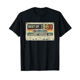 Vintage 1969 Limited Edition Cassette Tape 53th Birthday T-Shirt