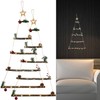 infactory Easter decoration: set of 2 decorative wooden ladders, 30