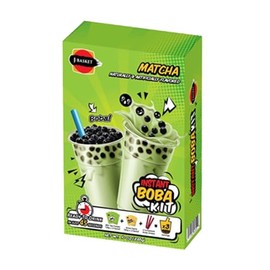 J-Basket Matcha Instant Boba Kit Tea, 10 Ounces (Pack Of 6)