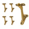 ZAUYX 5 Pack 3 Inch Hand Rail Bracket Antique Brass