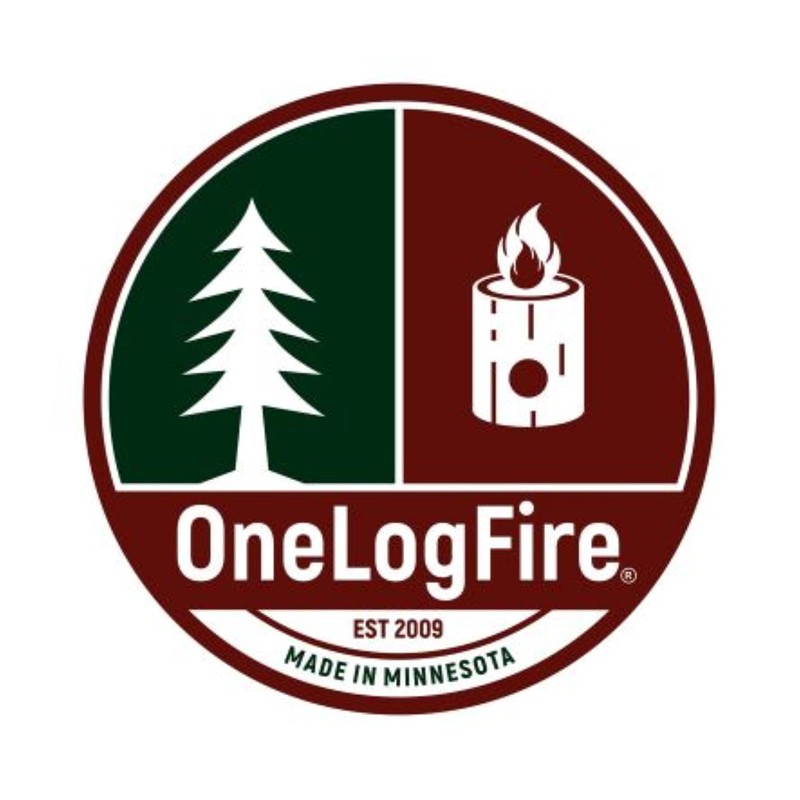 One Log Fire Portable Campfire Grill,100% All Natural Swedish Fire