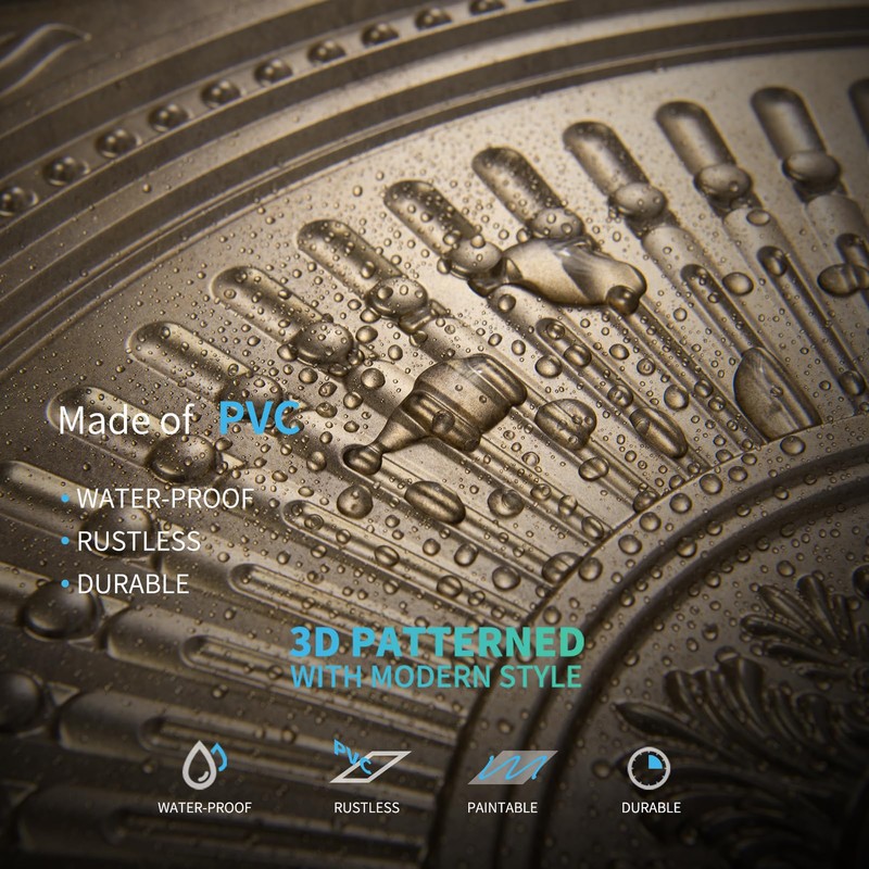 Art3d 12-Pack Drop Ceiling Tiles 2x2 FT, Decorative Easy Install