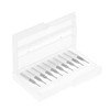 sourcing map 10Pcs 0.9mm Carbide End Mill Engraving Milling Cutter