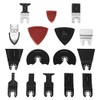 WEN MTB014 34-Piece Oscillating Multi-Tool Accessory Set with HCS Blades,