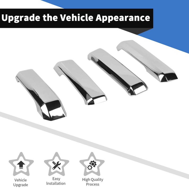 Voodonala for F150 2015-2020 Interior Door Handle Cover with Door