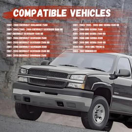 12pc Front End Suspension Kit with Polyurethane Bushing for Chevy Silverado GMC Sierra 1500 2500 3500 HD, Suburban Avalanche 2500, Yukon XL 2500