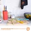 MasterChef Knife Block Set of 6 Kitchen Knives, Extra Sharp