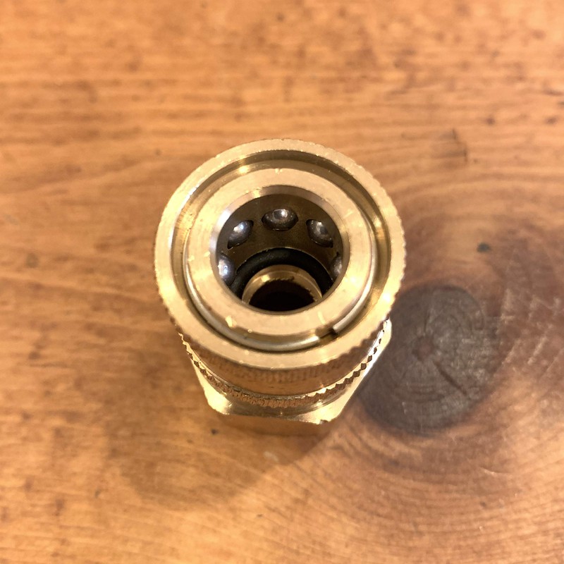 HOTEISON High Pressure Washer 1/4 One-Touch Coupler, Compatible with M22