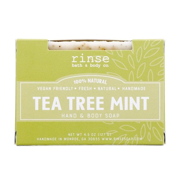 Rinse Bath & Body Peppermint & Tea Tree Oil Soap