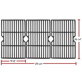Hongso 16 1/4" Grill Grates for Dyna Glo DGF510SBP Parts DGB515SDP DGB515SDP-D DGF510SSP 70-01-293, Backyard BY13-101-001-13 Grates, BHG Grill Parts BH13-101-099-01 BH14-101-099-01