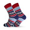 OCERA Pack of 2 warm Norwegian Hygge socks for men