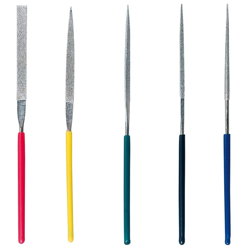 S1 Deluxe 5-Piece Diamond Small Files Set DI-100 Miniature for