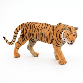 Papo - Tiger - Realistic Figurine - for Ages 3+ - Wild Animal Kingdom Collection - Hand Painted - Highly Detailed - Durable and Educational - Gift Idea - Collectable - Tiger Figurine - Wild cat Model