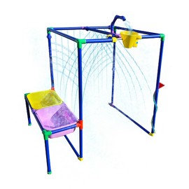 Buckets Of Fun Water Toy Sprinkler for Kids, Waterpark Splash Plastic Toy, Backyard Water Park for Children & Toddlers