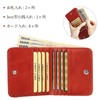 F.ZH Women's Bifold Coin Purse, Mini Wallet, Genuine Leather, Thin