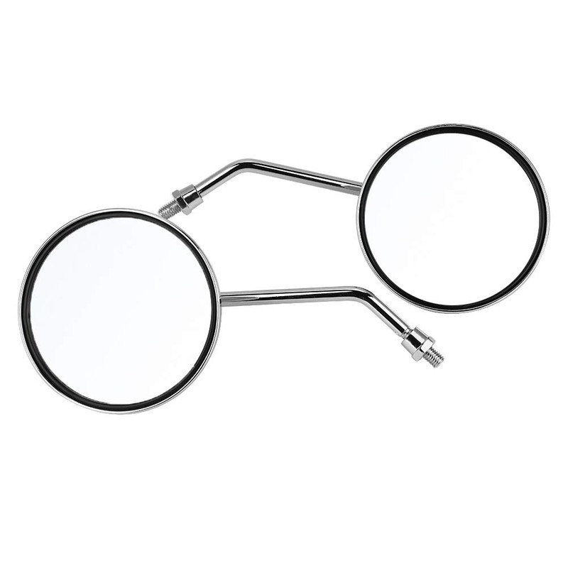 8mm Scooter Mirrors, 1 Pair 8mm Right and Left Motorcycle