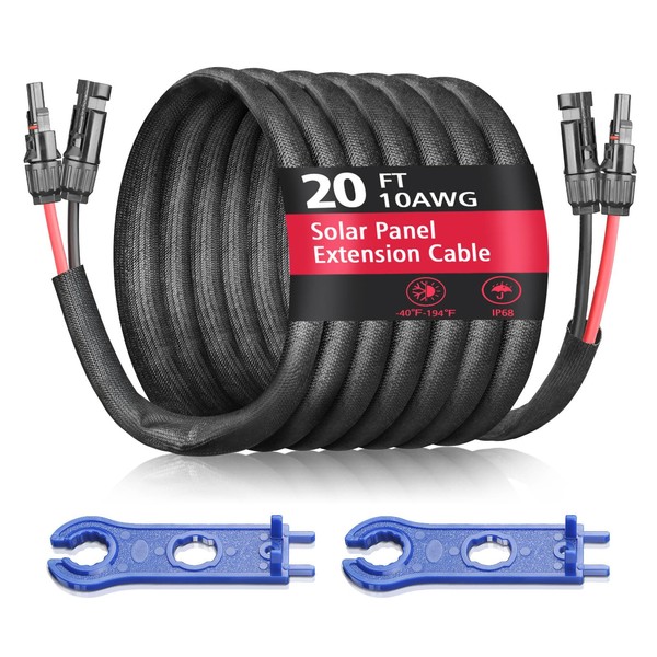 10AWG Solar Panel Extension Cable 10 Guage 6mm² Solar Power