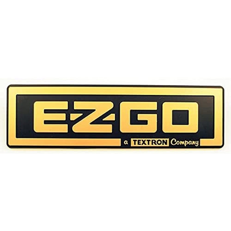 Front Name Plate/Emblem EZGO TXT Golf Cart Gas Electric 1996-2013