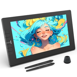 VEIKK VK1200 Drawing Tablet with Screen,11.6 inch Full-Laminated Screem Drawing Monitor Pen Display with 6 Shortcut Keys and 8192 Levels Battery Free Stylus Pen,Compatible with Windows/Mac/Linux