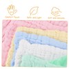 Beavorty 10pcs Multi Square Towels Soft Absorbent Washcloths for Face