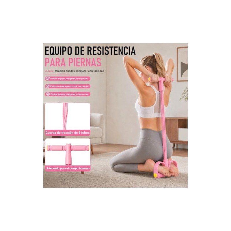 Bandas de Resistencia Elasticas, 8PCS Cuerda Tensión Multifunción, Extractor de