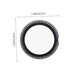 SHINEOFI PC Rhinestone Protective Cover for Pixel Watch Scratch Watch Installation Full Access to Buttons Durable Lightweight Design