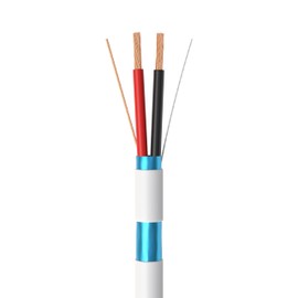 Cables Direct Online 500ft Stranded 22/2 Alarm CCA FTP Shielded Cable for Low Voltage LED, Burglar System, Fire Detector, Security Station, Door Bell, 22AWG 2 Conductors Wire