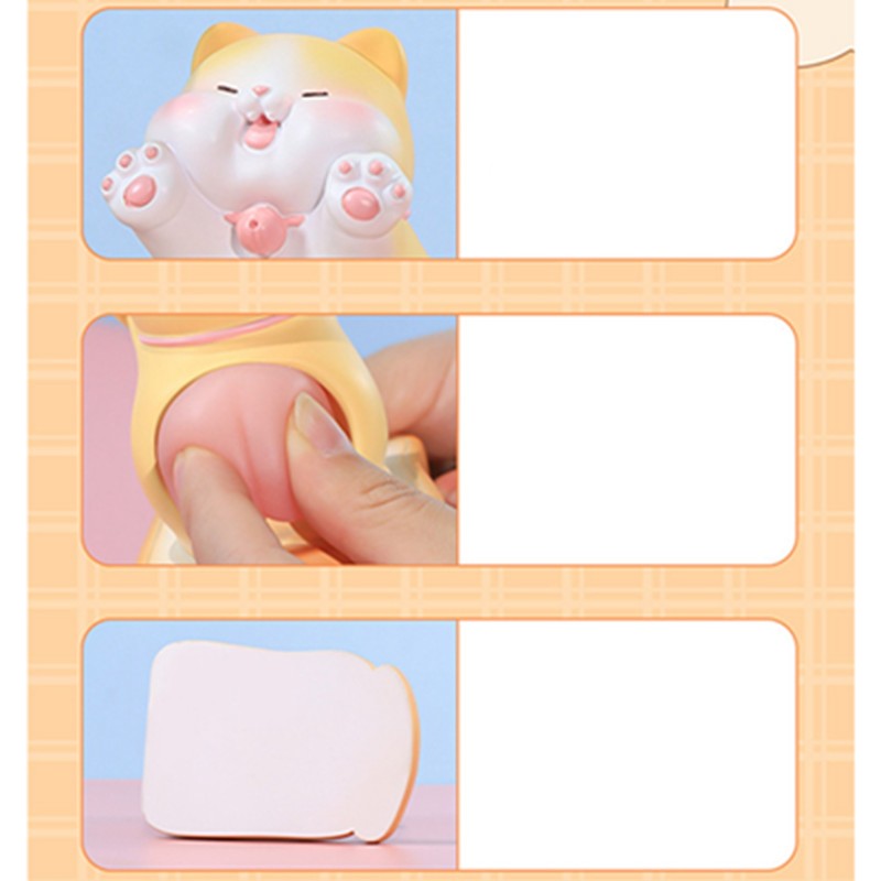 Cute Cat Cellphone Holder Resin Mini Portable Mobile Phone Stand