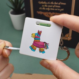 'Party Pinata' Keyring Tape Measure/Spirit Level Tool (KM00041701)