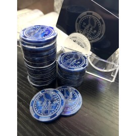 Limited Edition Poker Chips Super Bowl LVIII Las Vegas Souvenir