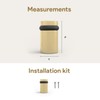 MEGA HANDLES Floor Door Stopper - Gold Door Stopper Quickly
