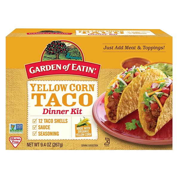 Garden of Eatin' Yellow Corn Taco Dinner Kit, 12 Count