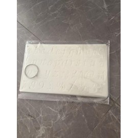 1/2, 3/4, 1, 2 Inch Letter Stencils, 15 Pack Reusable Alphabet Stencils for Craft Art Projects