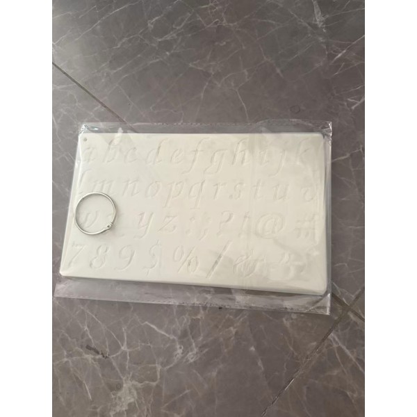 1/2, 3/4, 1, 2 Inch Letter Stencils, 15 Pack Reusable