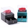 TOSGMLOUS Preserved Red Rose Flower Box with Mom Necklace Gift