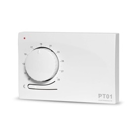 EOB Room Thermostat with Automatic Night Lowering PT01 White