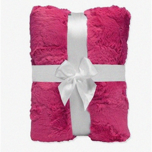 ShanTex Carnation Luxe Cuddle Hide - 2 Yard Cut for