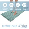 MICRODRY Extra Thick Modern Luxury Charcoal Infused Memory Foam Bath