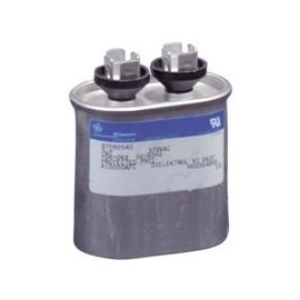 Genteq 27L566 Capacitor; Polypro Metallized; Cap 7.5 uF; Tol 6%; Vol-Rtg 370 AC; QC; Motor Run; Oval