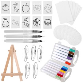 Lyreh Magic Puffy Paint, Magic Foam Texture Painting Kit 3D Foam Texture Painting Kit Practical Art Supplies Suitable for Toddlers Kids Teens Adults