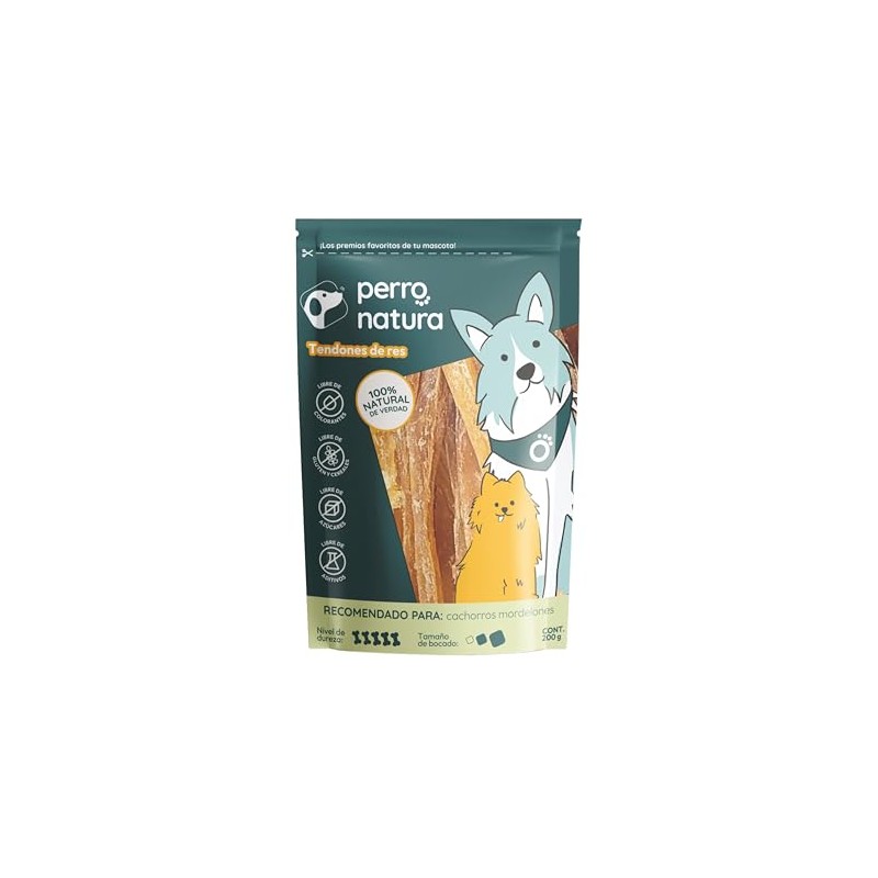 Premios - Tendones de Res Libre Pastoreo - Masticable 100%