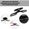 Motorcycle License Plate Bracket, Motorcycle License Plate Mount Adjustable Motorcycle