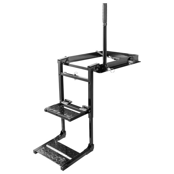 AA Products Inc. Foldable Tailgate Ladder Rack with Two Step