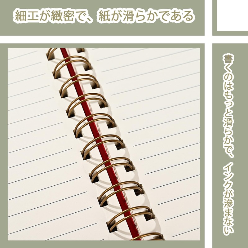 Akkerds Basic Notebook, Classic Notebook, Horizontal Ruled (5.75 x 8.3