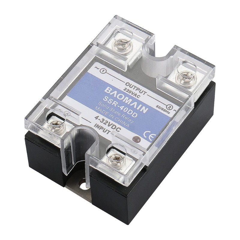 Baomain SSR-40DD 40A Signal Phase DC Solid State Relay DC