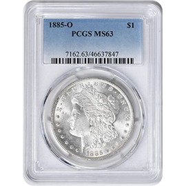 1885 O Morgan Dollar PCGS MS63