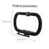 Tofficu Foldable Handheld Camera Stabilizer with Slip Base Rig for