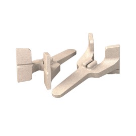 Bon 11-289 Cast Aluminum Bricklayer's Corner Blocks, Sold in Pairs