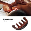 Wood Scalp Meridian Comb Stress Relief Prevent Static Wide Tooth