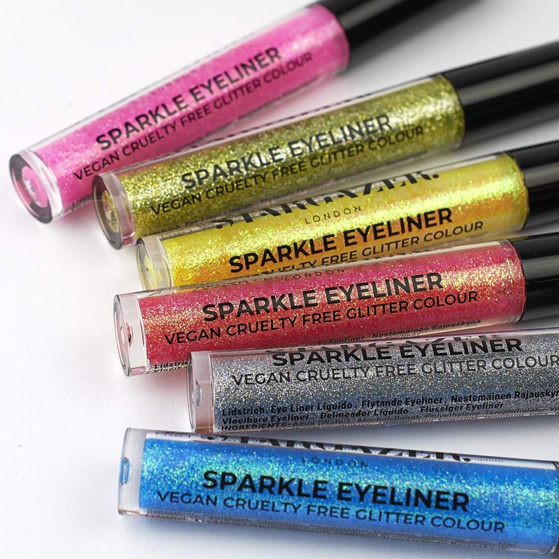 Stargazer Liquid Eyeliner Vegan Glitter Quick-Drying with Extremely Fine Tip,